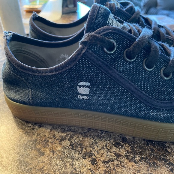 G-STAR RAW “ROVULC ROEL DENIM” LOW CUT SNEAKERS SHOES SIZE EU 39 MENS 6 WOMENS 8 - Picture 5 of 16